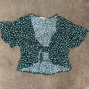 Floral Tie top